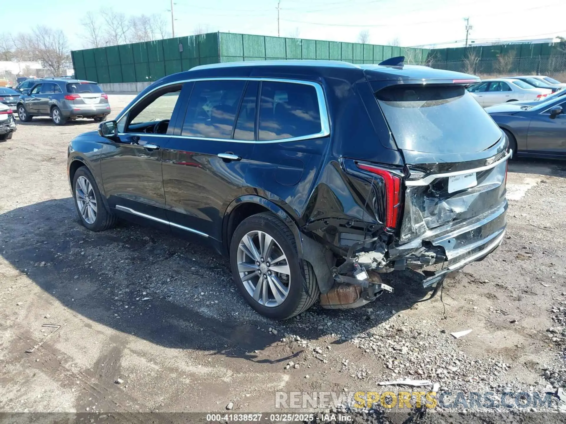 3 fotografías del automóvil dañado 1GYKPDRS8PZ153838 CADILLAC XT6 2023