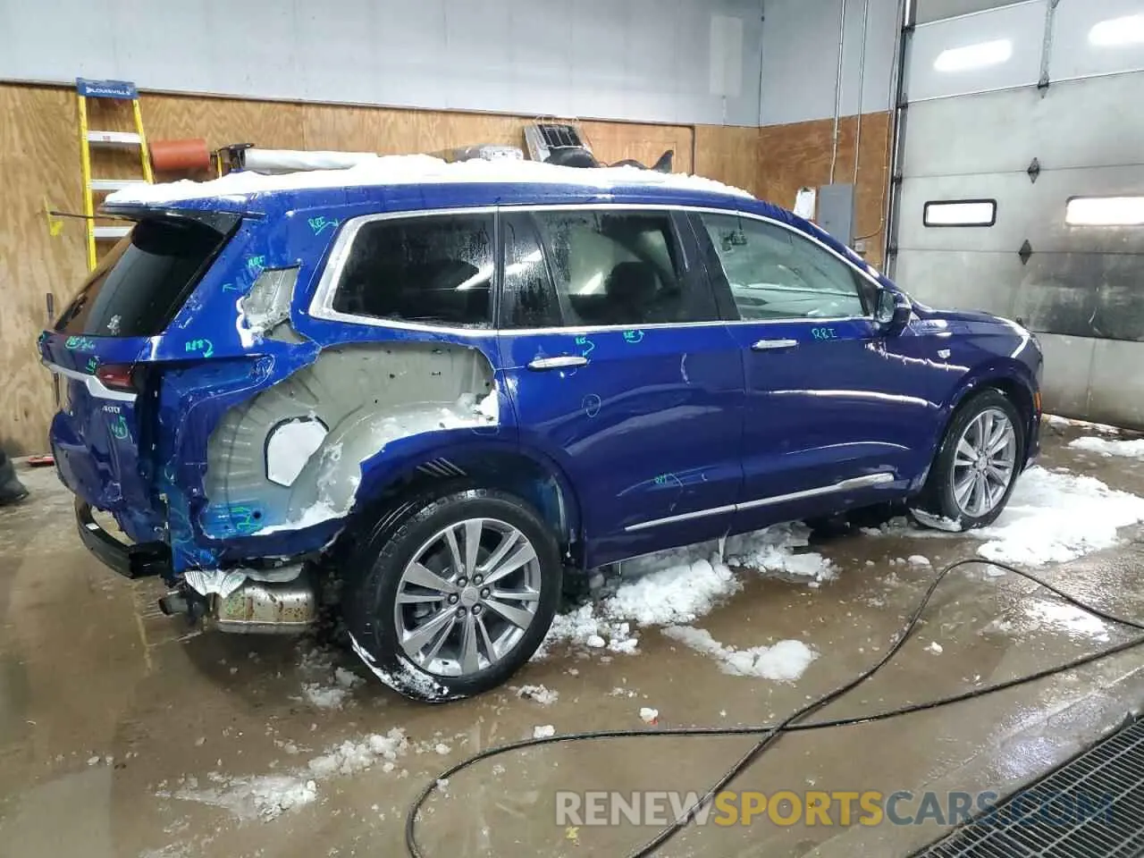 3 fotografías del automóvil dañado 1GYKPDRS9PZ129497 CADILLAC XT6 2023