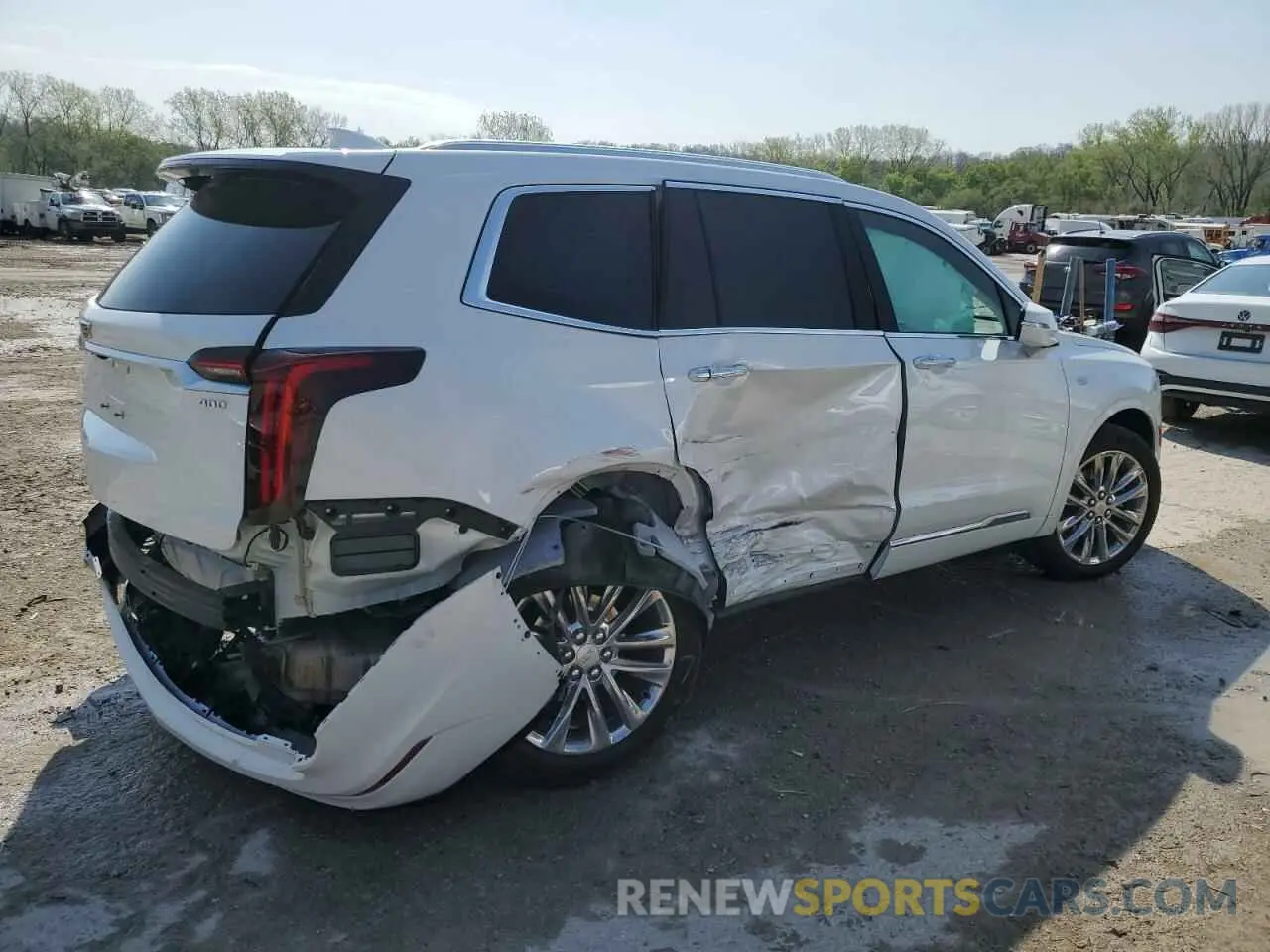 3 fotografías del automóvil dañado 1GYKPDRS9PZ191241 CADILLAC XT6 2023