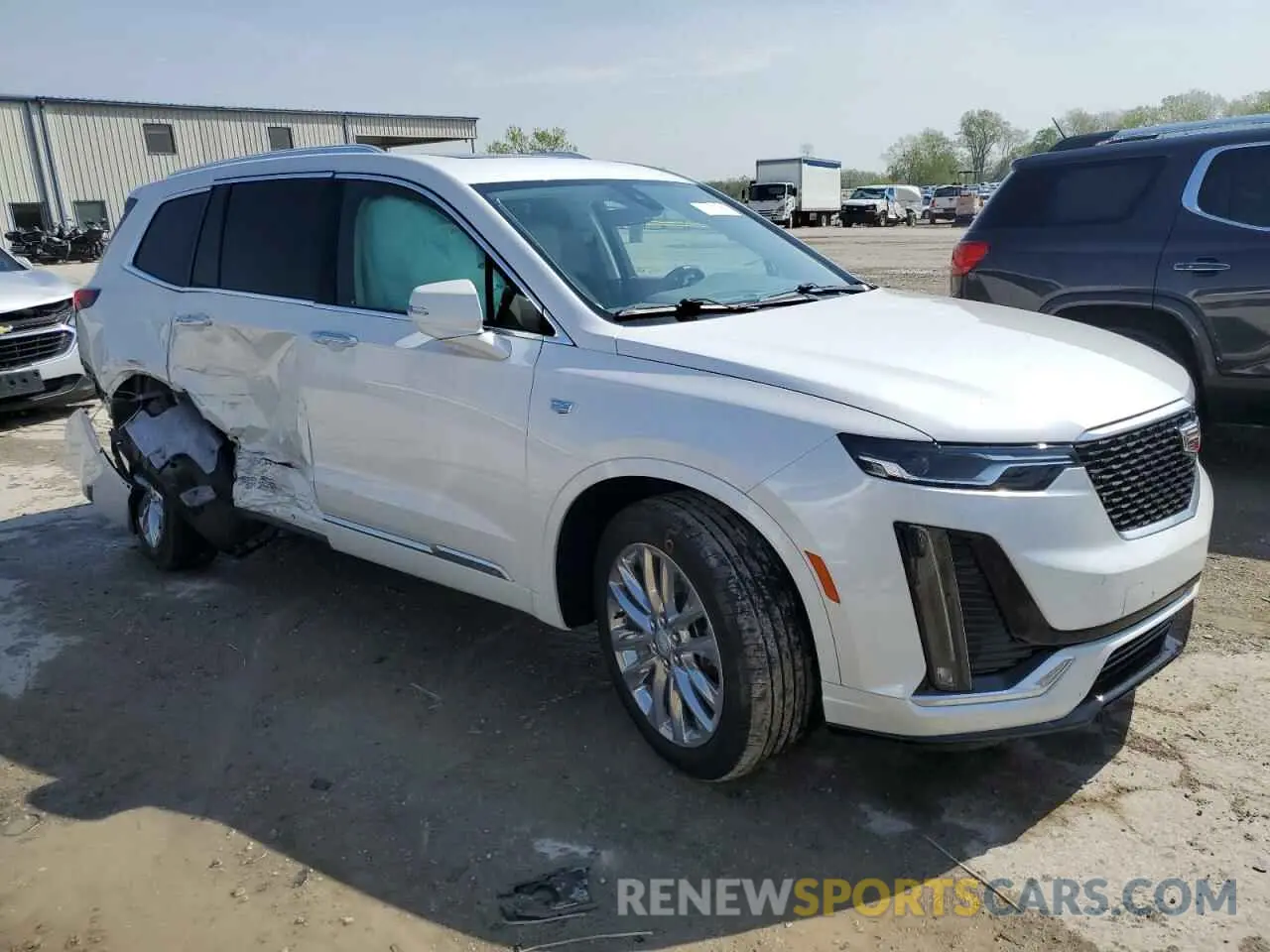 4 fotografías del automóvil dañado 1GYKPDRS9PZ191241 CADILLAC XT6 2023