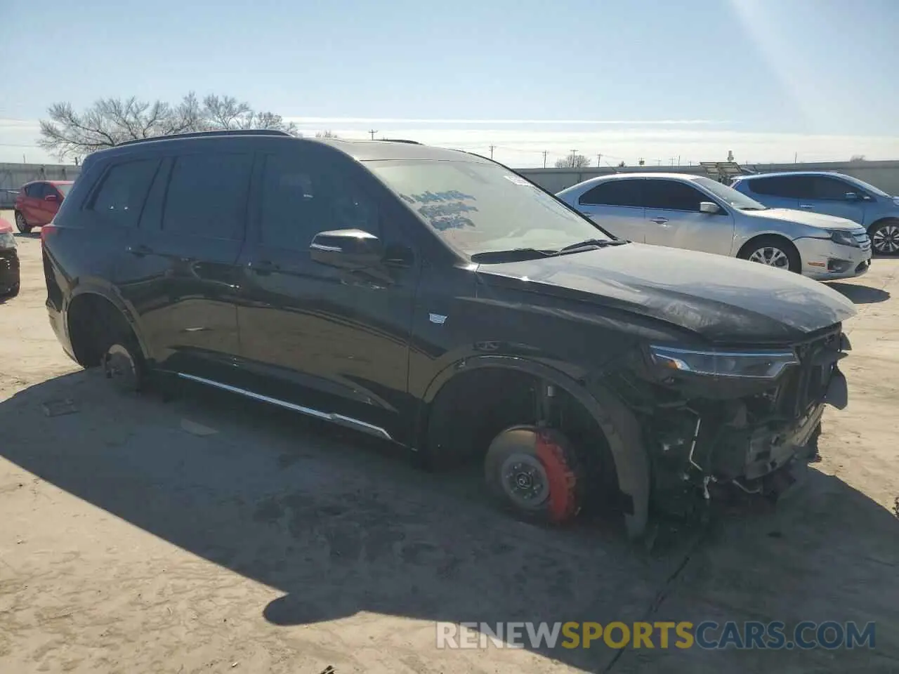 4 fotografías del automóvil dañado 1GYKPGRS0PZ154631 CADILLAC XT6 2023
