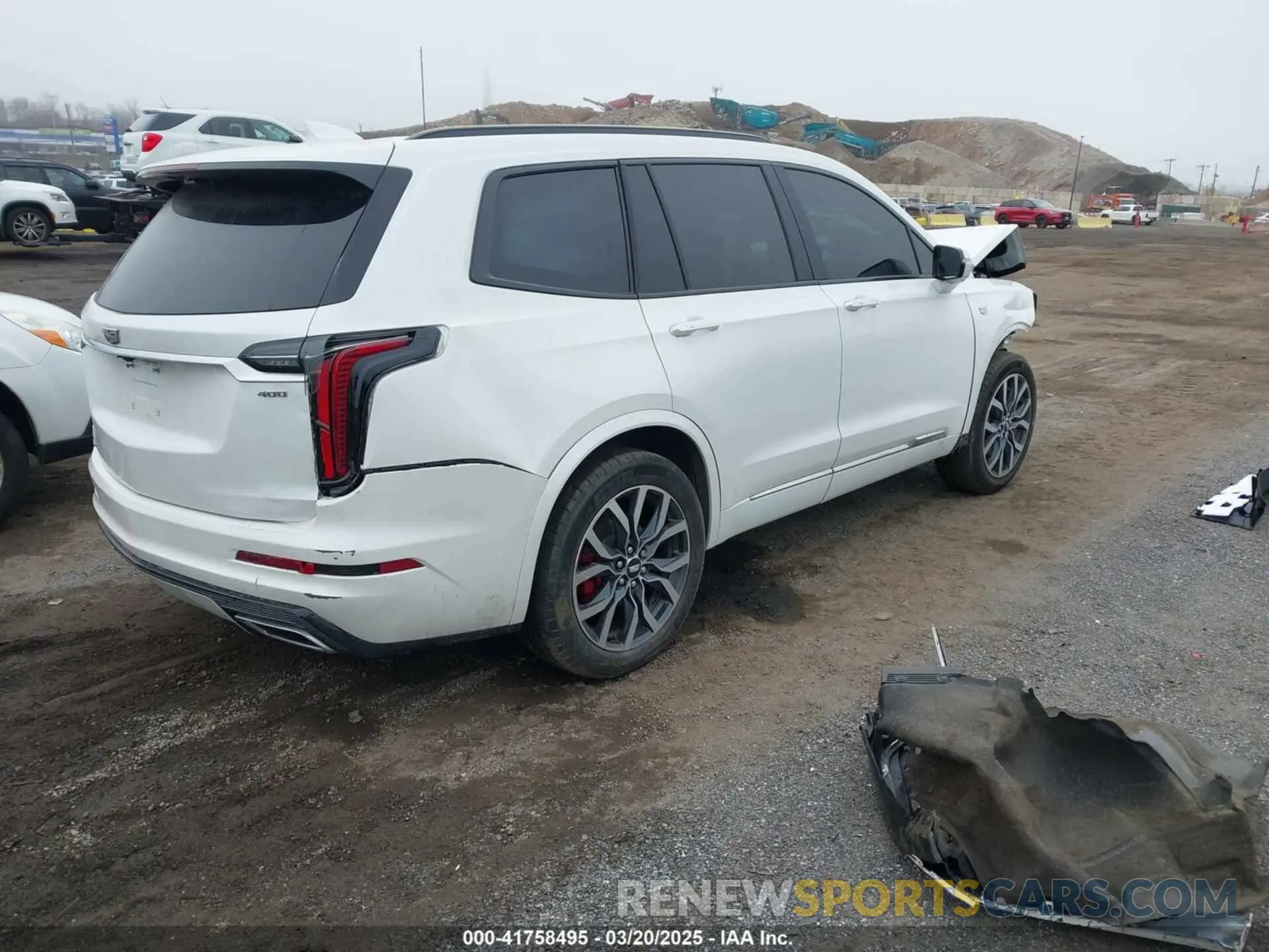 4 fotografías del automóvil dañado 1GYKPHRS1PZ155437 CADILLAC XT6 2023