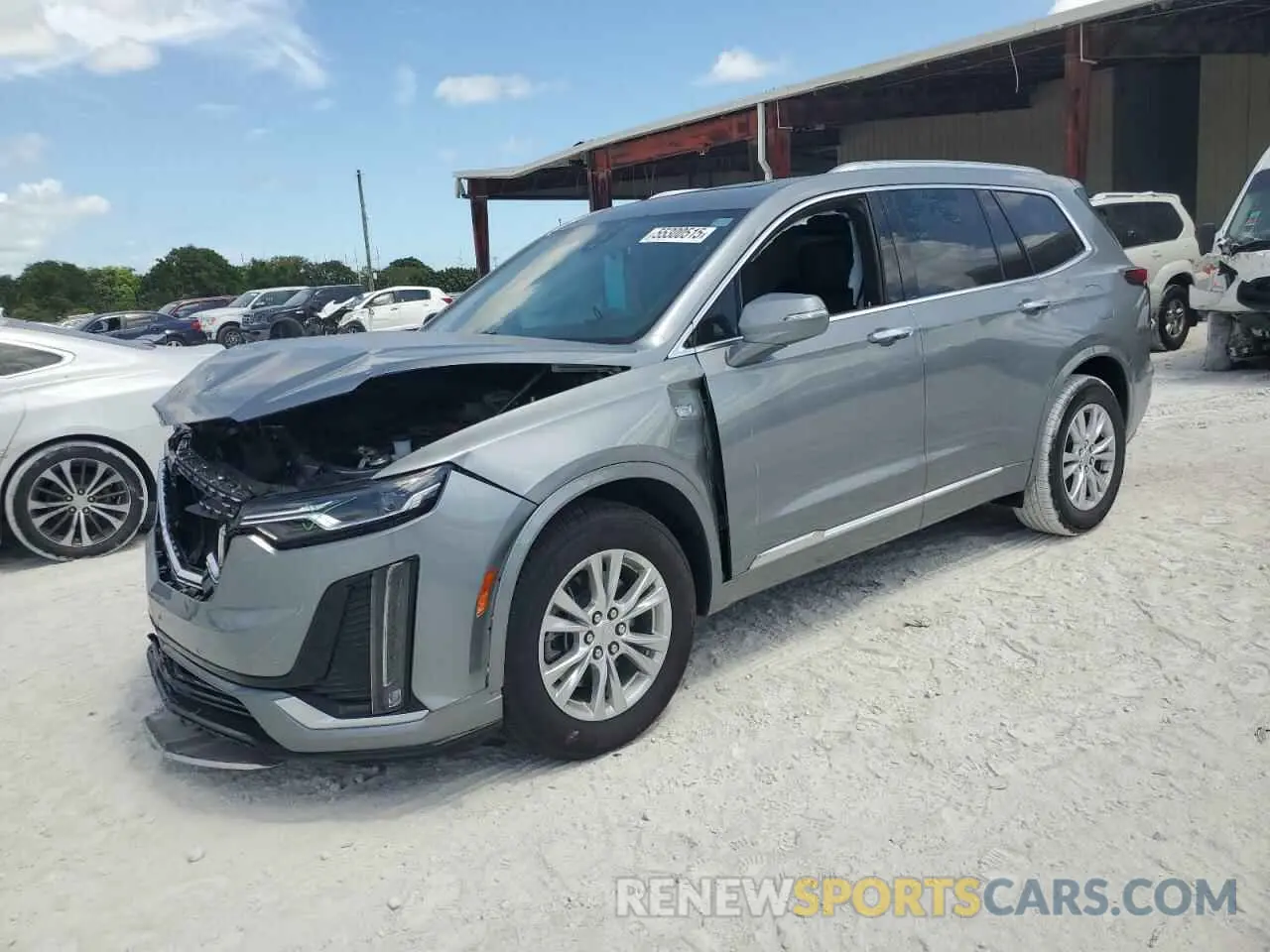 1 fotografías del automóvil dañado 1GYKPAR42RZ750678 CADILLAC XT6 2024