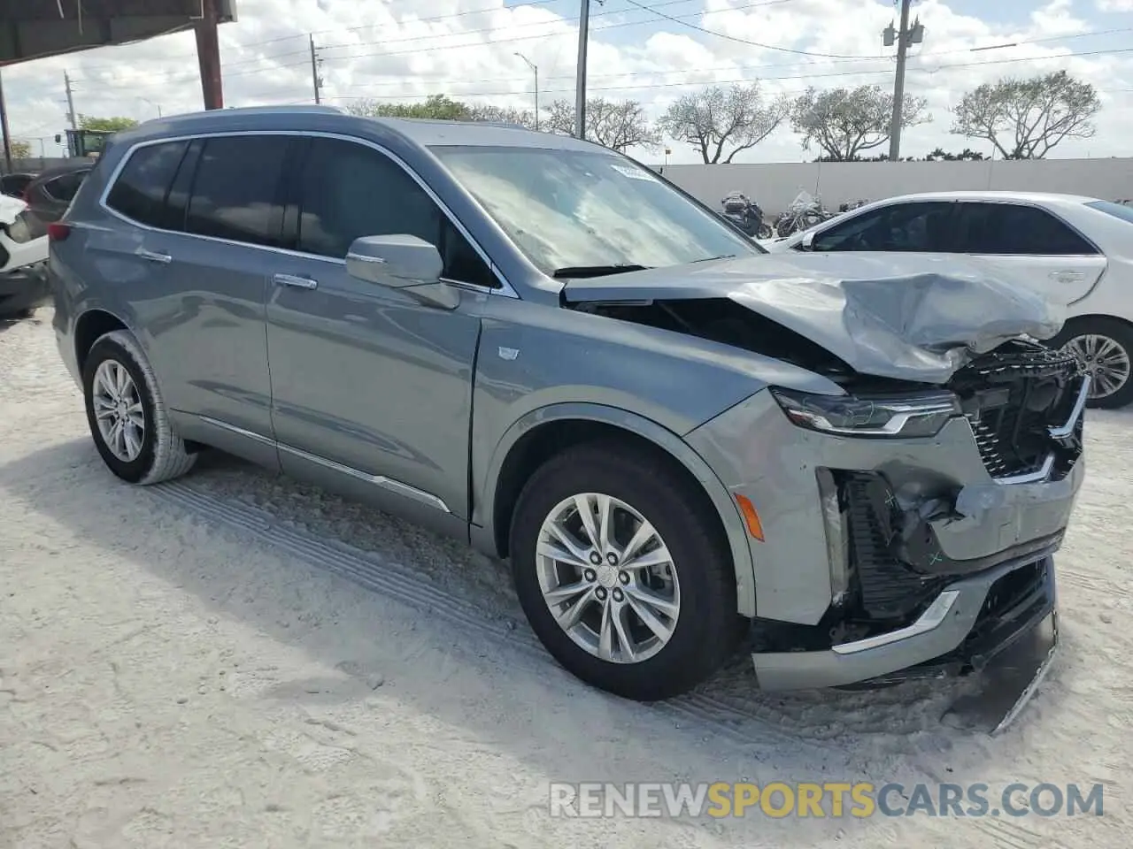 4 fotografías del automóvil dañado 1GYKPAR42RZ750678 CADILLAC XT6 2024