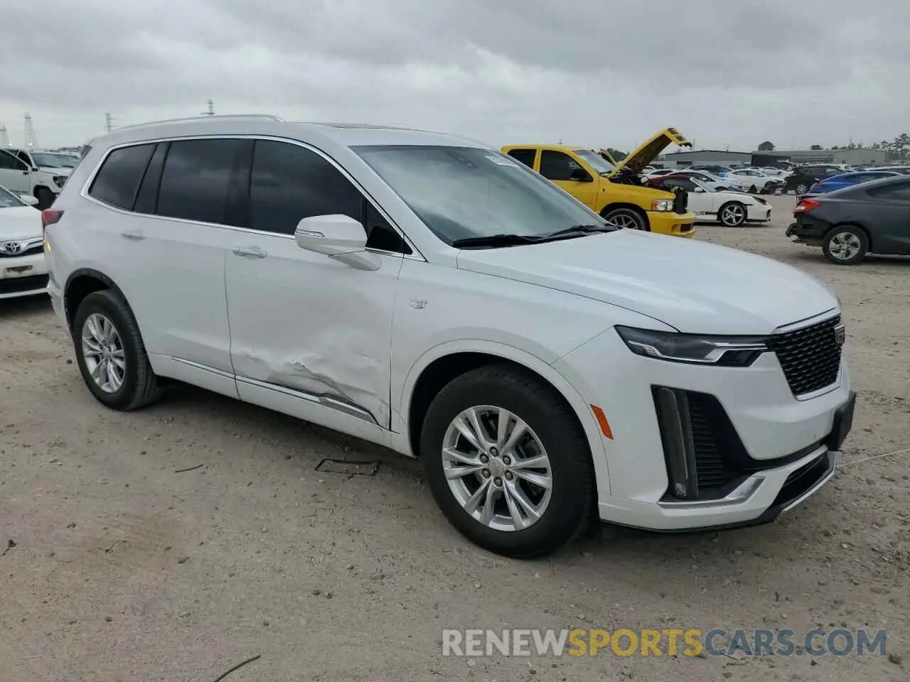 4 fotografías del automóvil dañado 1GYKPAR47RZ720446 CADILLAC XT6 2024