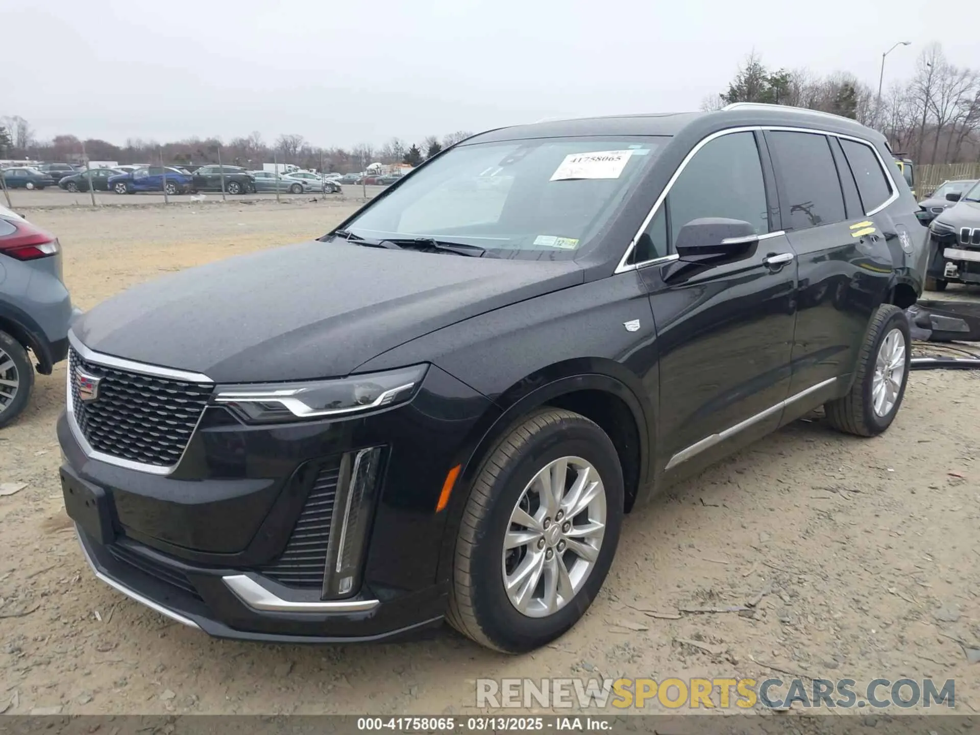 2 fotografías del automóvil dañado 1GYKPBR47RZ723532 CADILLAC XT6 2024