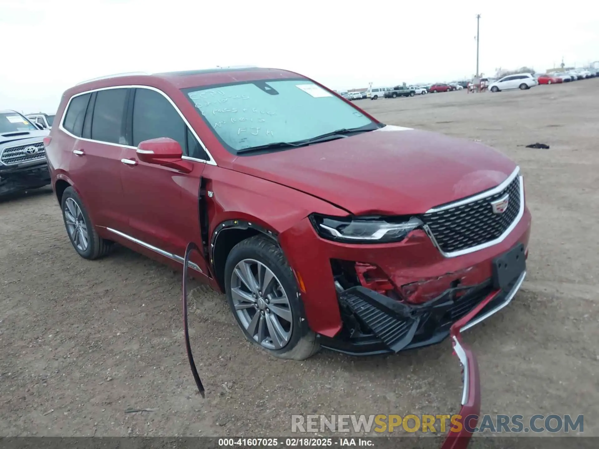 1 fotografías del automóvil dañado 1GYKPCRS4RZ753639 CADILLAC XT6 2024