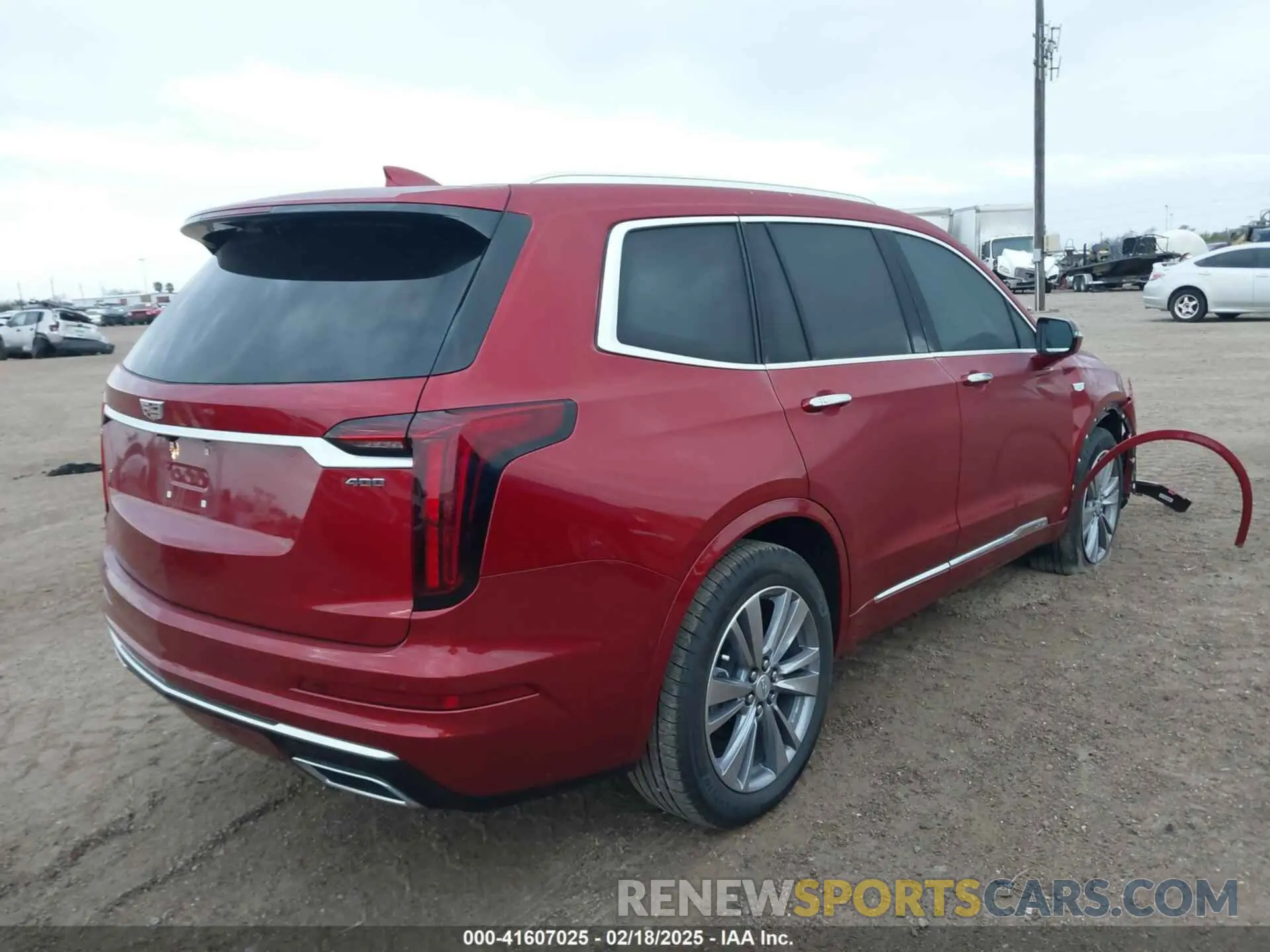 4 fotografías del automóvil dañado 1GYKPCRS4RZ753639 CADILLAC XT6 2024