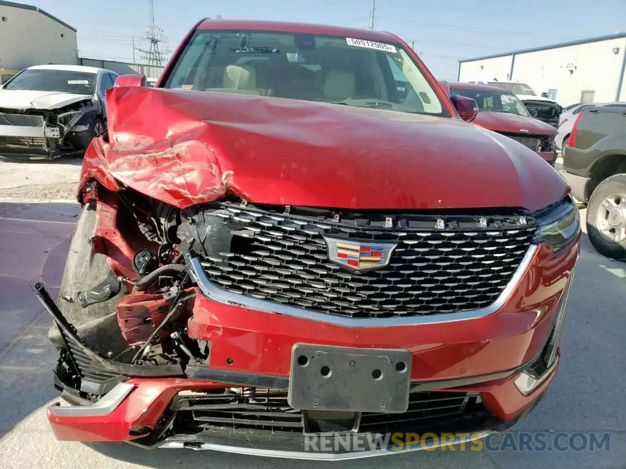 5 fotografías del automóvil dañado 1GYKPCRS6RZ715118 CADILLAC XT6 2024