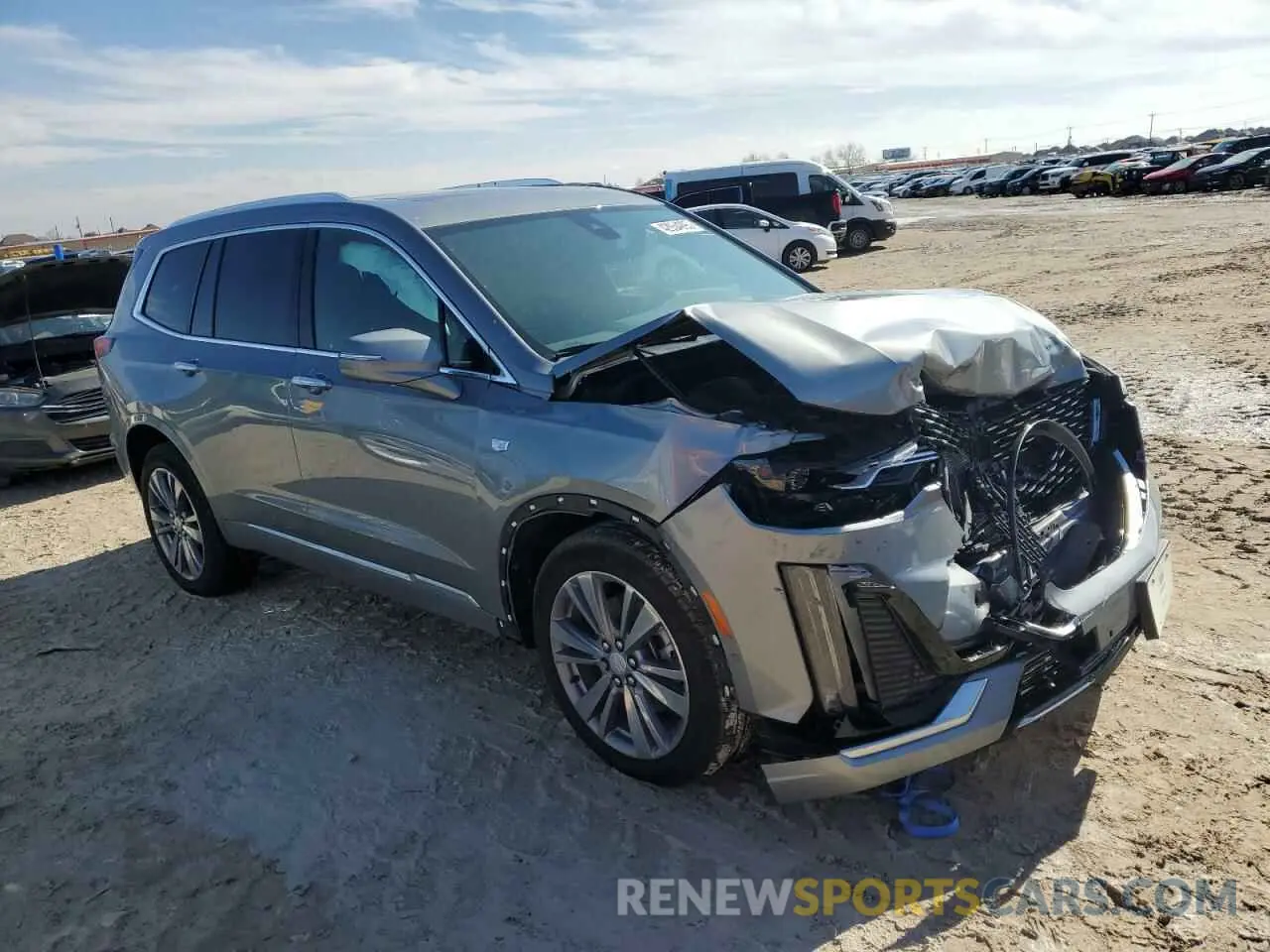 4 fotografías del automóvil dañado 1GYKPCRSXRZ734769 CADILLAC XT6 2024