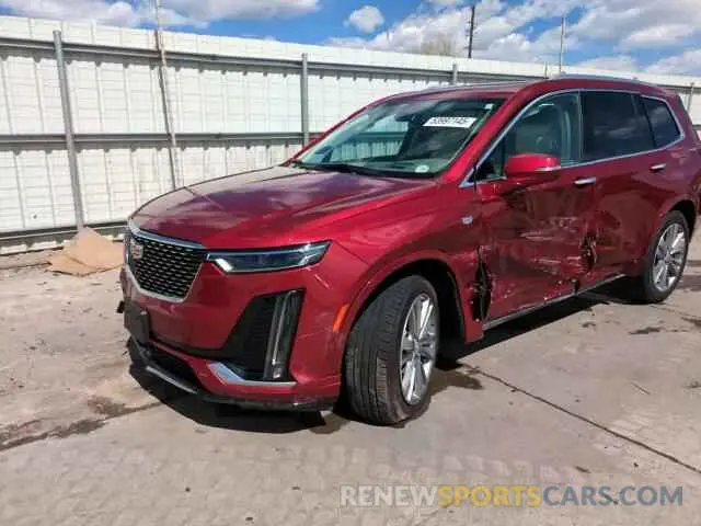 14 fotografías del automóvil dañado 1GYKPDRSXRZ711949 CADILLAC XT6 2024