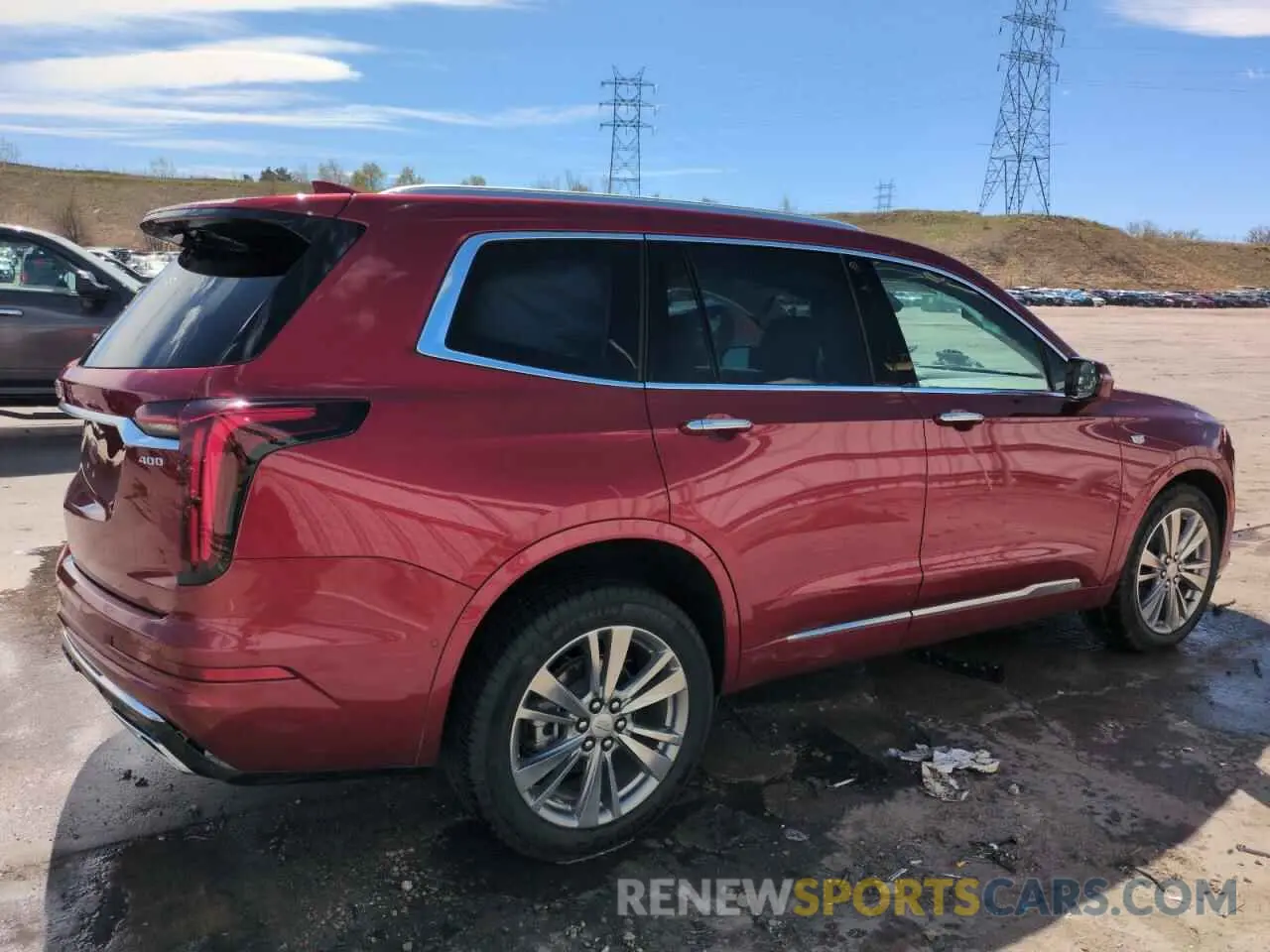 3 fotografías del automóvil dañado 1GYKPDRSXRZ711949 CADILLAC XT6 2024