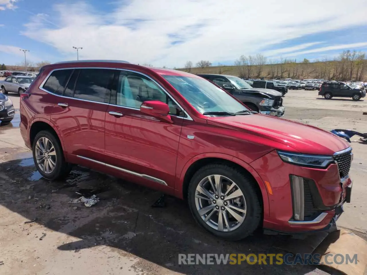4 fotografías del automóvil dañado 1GYKPDRSXRZ711949 CADILLAC XT6 2024