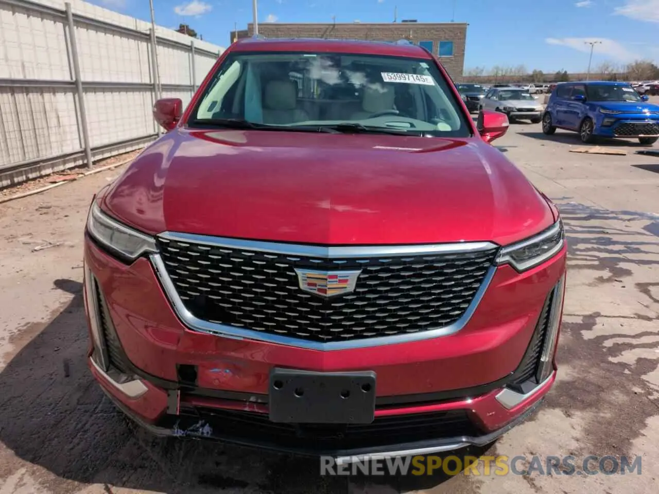 5 fotografías del automóvil dañado 1GYKPDRSXRZ711949 CADILLAC XT6 2024