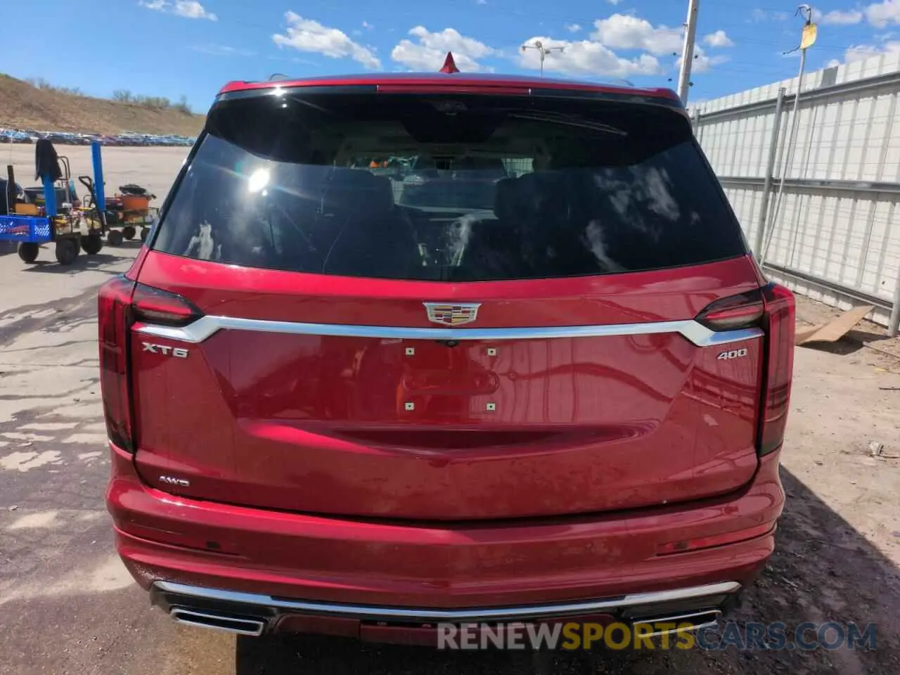 6 fotografías del automóvil dañado 1GYKPDRSXRZ711949 CADILLAC XT6 2024