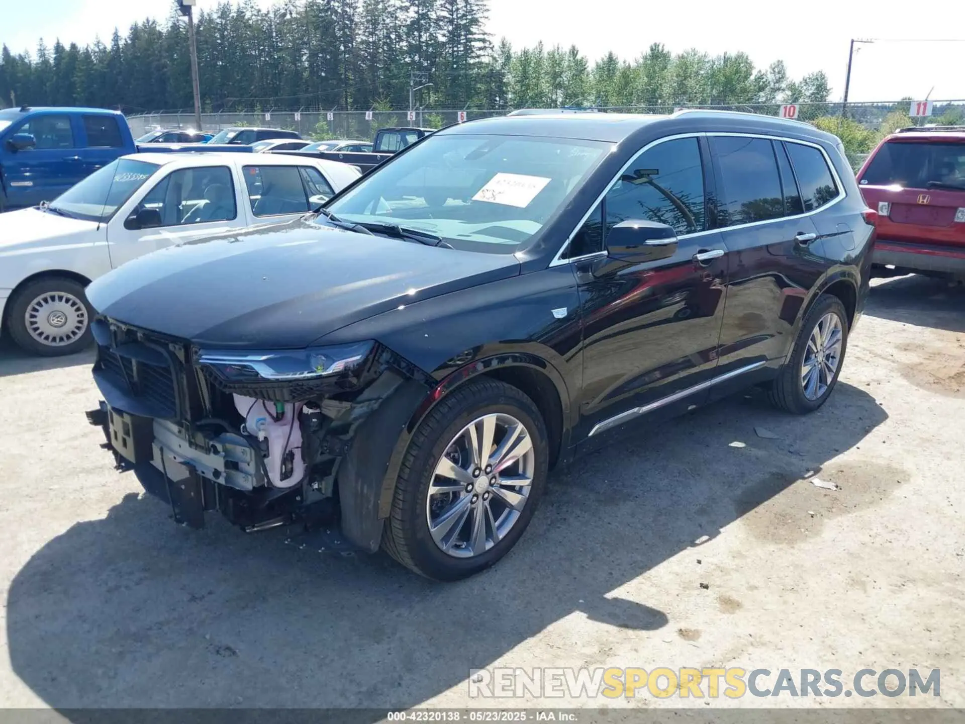 2 fotografías del automóvil dañado 1GYKPDRSXRZ721817 CADILLAC XT6 2024