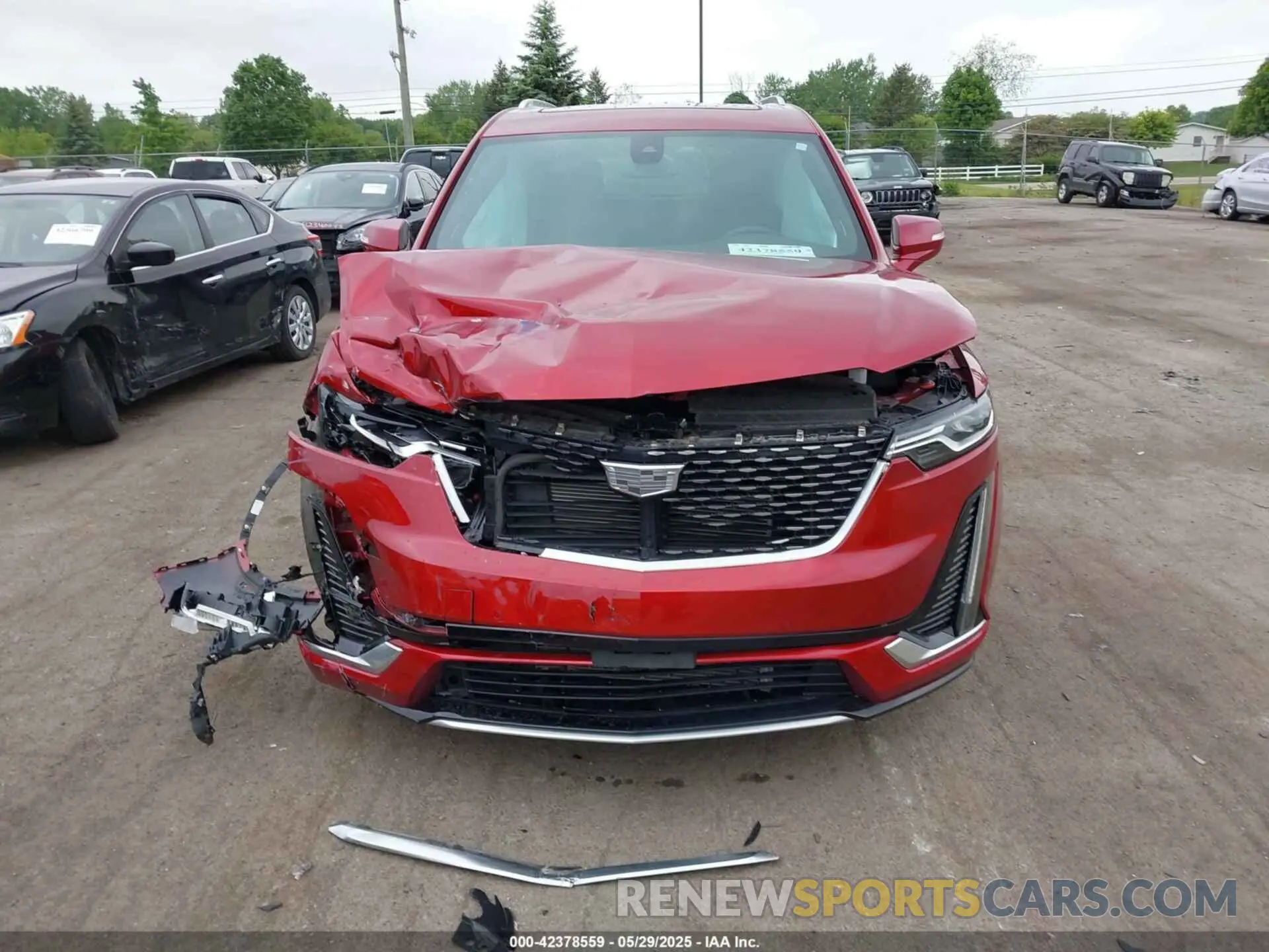 12 fotografías del automóvil dañado 1GYKPDRSXRZ724989 CADILLAC XT6 2024