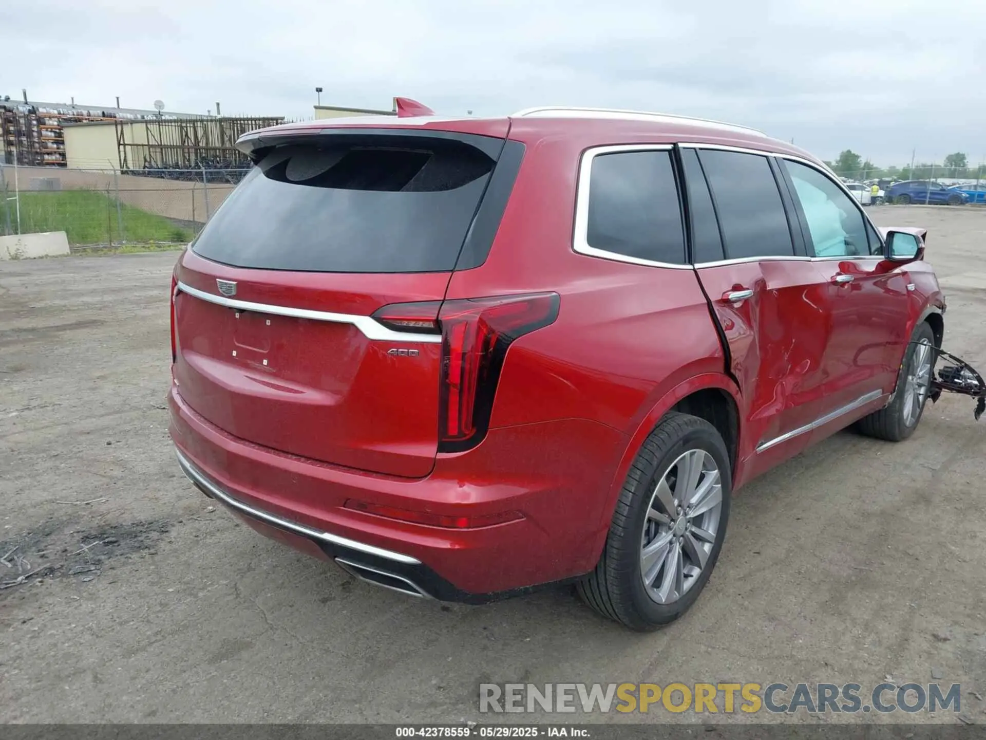 4 fotografías del automóvil dañado 1GYKPDRSXRZ724989 CADILLAC XT6 2024