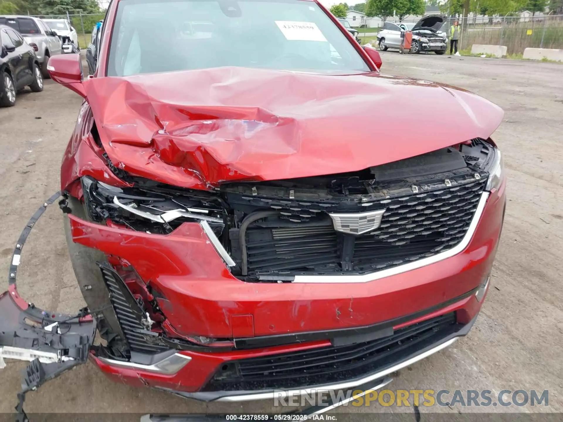 6 fotografías del automóvil dañado 1GYKPDRSXRZ724989 CADILLAC XT6 2024
