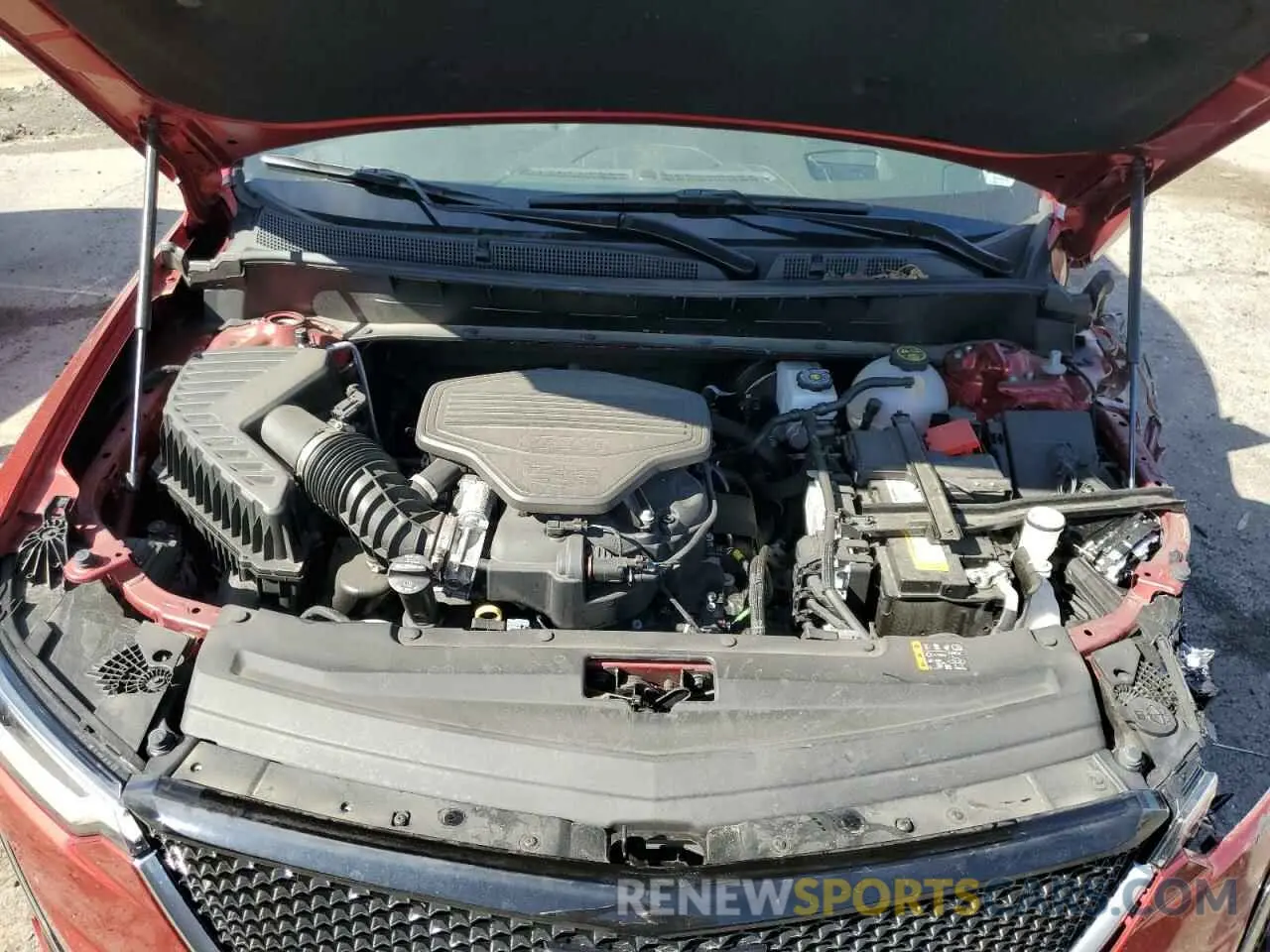 12 fotografías del automóvil dañado 1GYKPHRS4RZ715079 CADILLAC XT6 2024