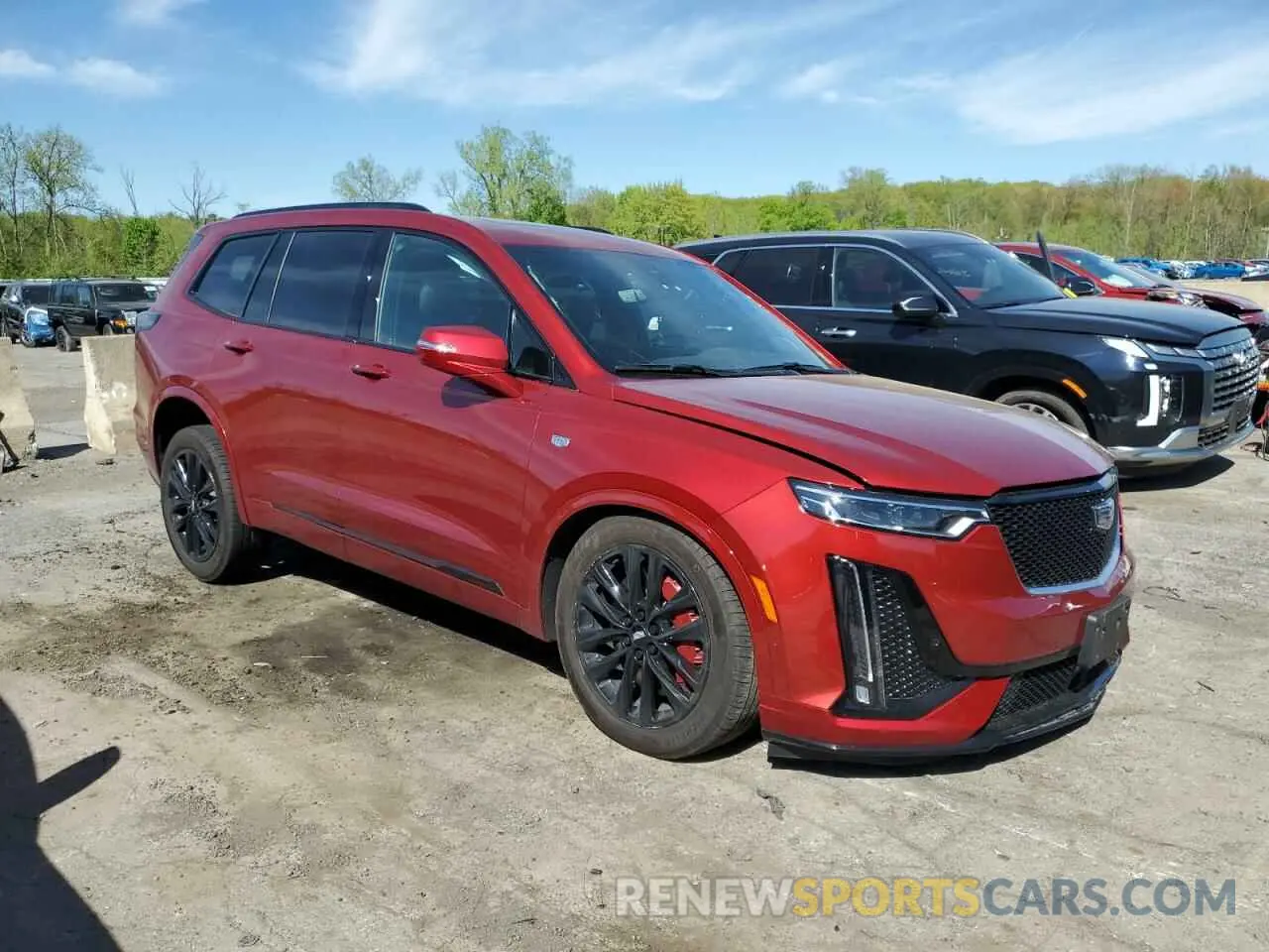 4 fotografías del automóvil dañado 1GYKPHRS4RZ715079 CADILLAC XT6 2024