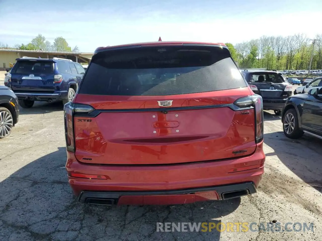 6 fotografías del automóvil dañado 1GYKPHRS4RZ715079 CADILLAC XT6 2024