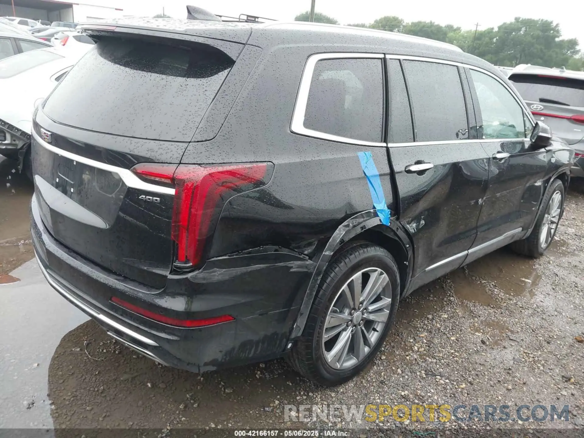 4 fotografías del automóvil dañado 1GYKPCRS3SZ120054 CADILLAC XT6 2025