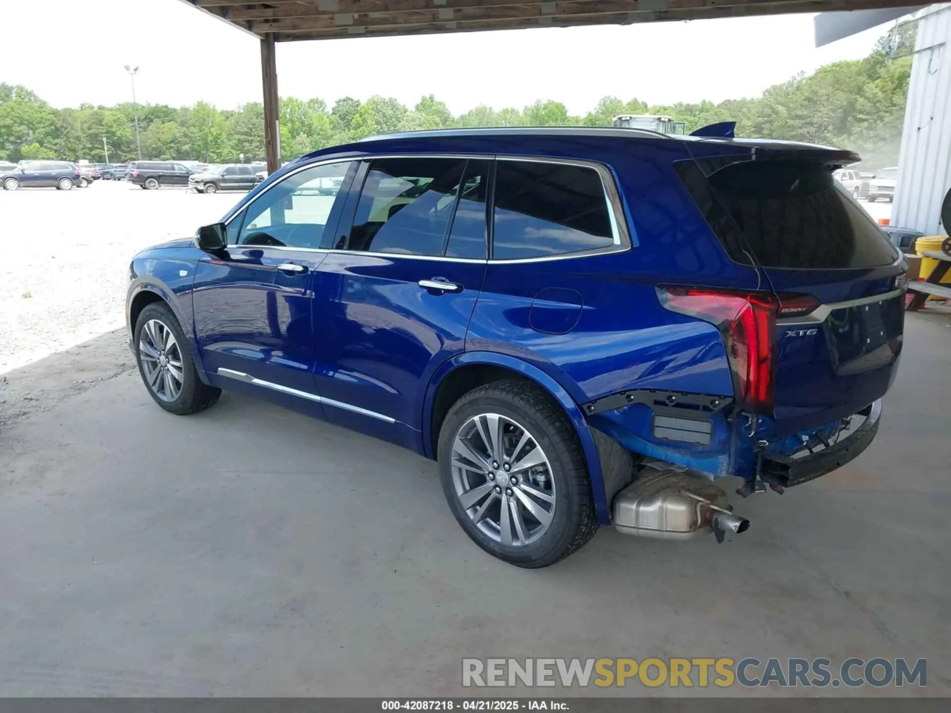 3 fotografías del automóvil dañado 1GYKPCRS5SZ119357 CADILLAC XT6 2025