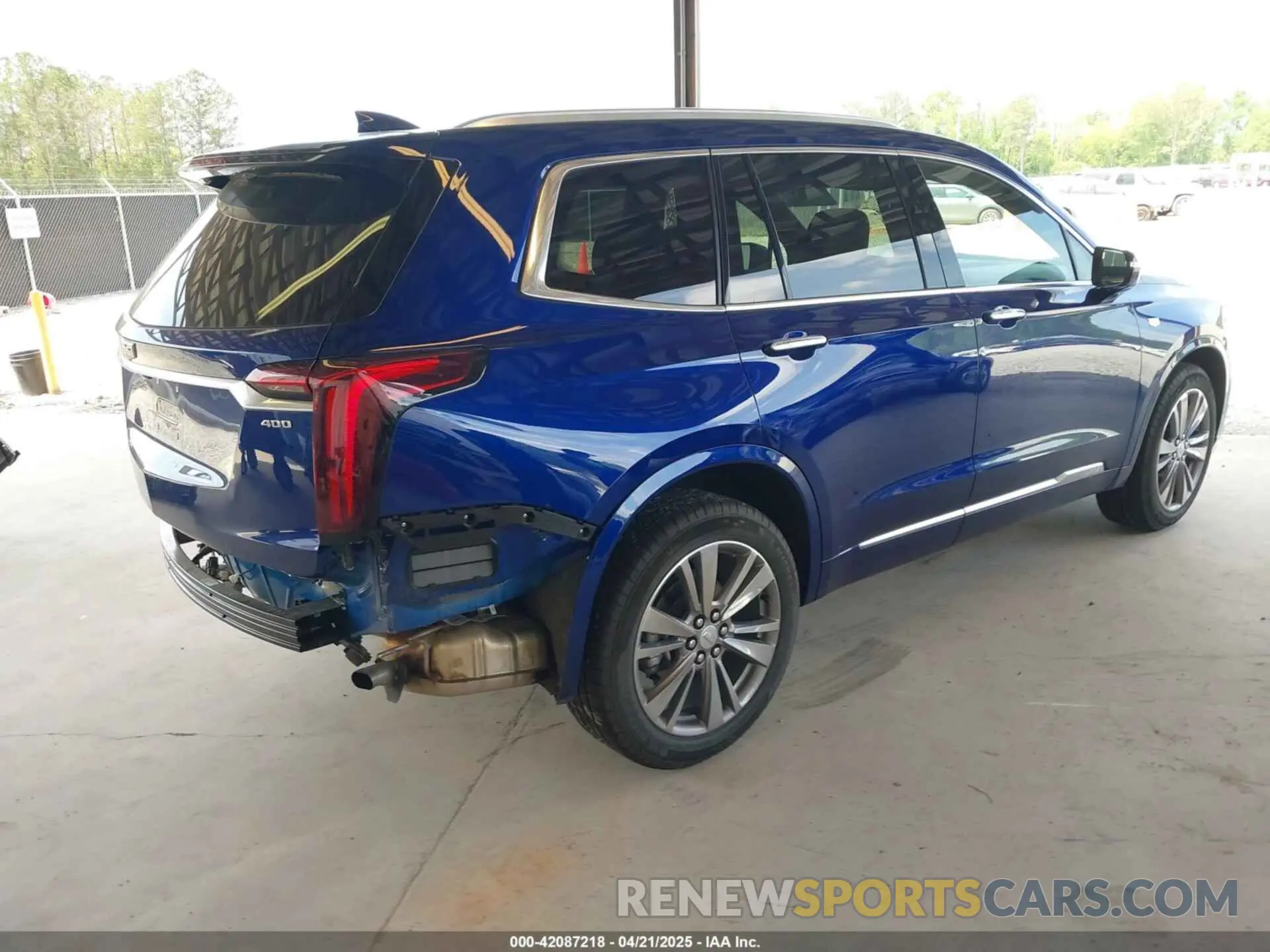 4 fotografías del automóvil dañado 1GYKPCRS5SZ119357 CADILLAC XT6 2025