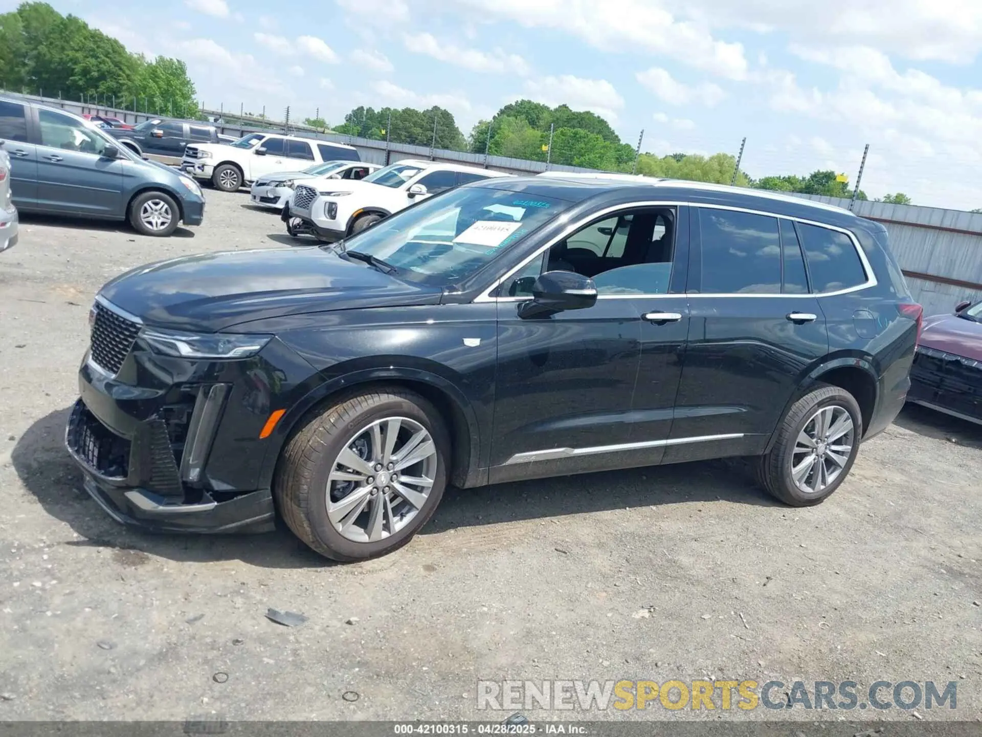 15 fotografías del automóvil dañado 1GYKPDRS3SZ118214 CADILLAC XT6 2025