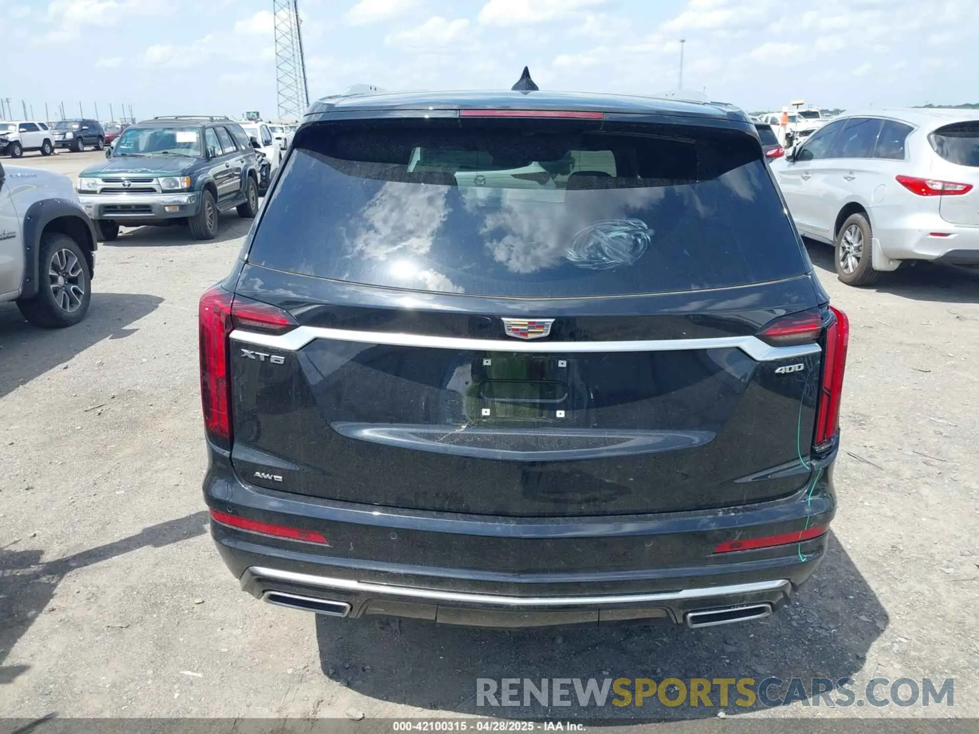 17 fotografías del automóvil dañado 1GYKPDRS3SZ118214 CADILLAC XT6 2025