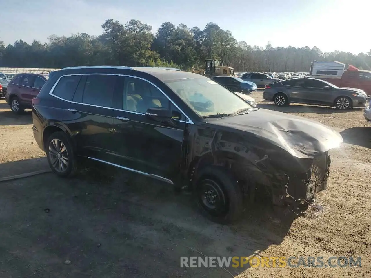 4 fotografías del automóvil dañado 1GYKPERS3LZ231538 CADILLAC XT6 PLATIN 2020
