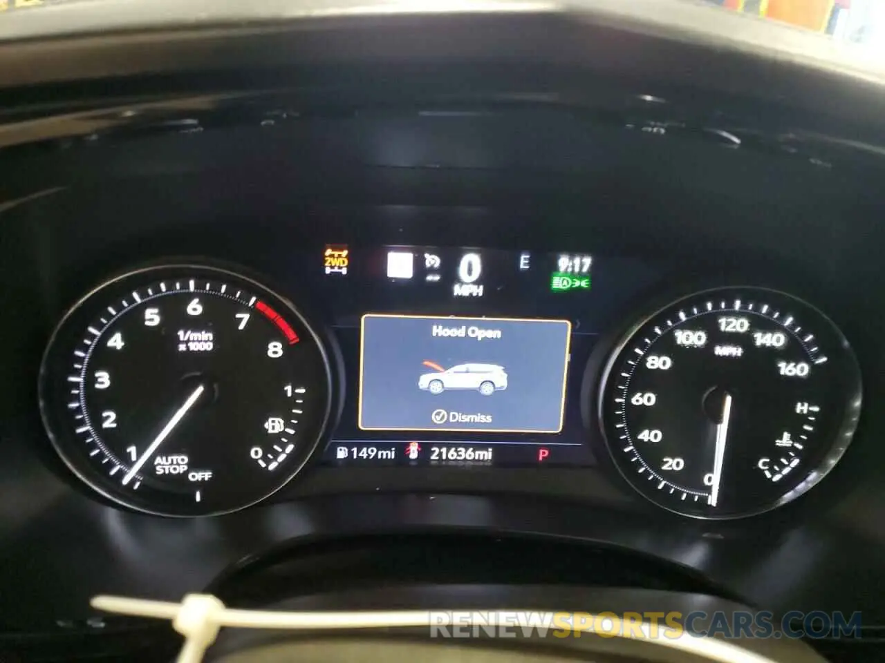 9 fotografías del automóvil dañado 1GYKPFRS0LZ202973 CADILLAC XT6 PLATIN 2020