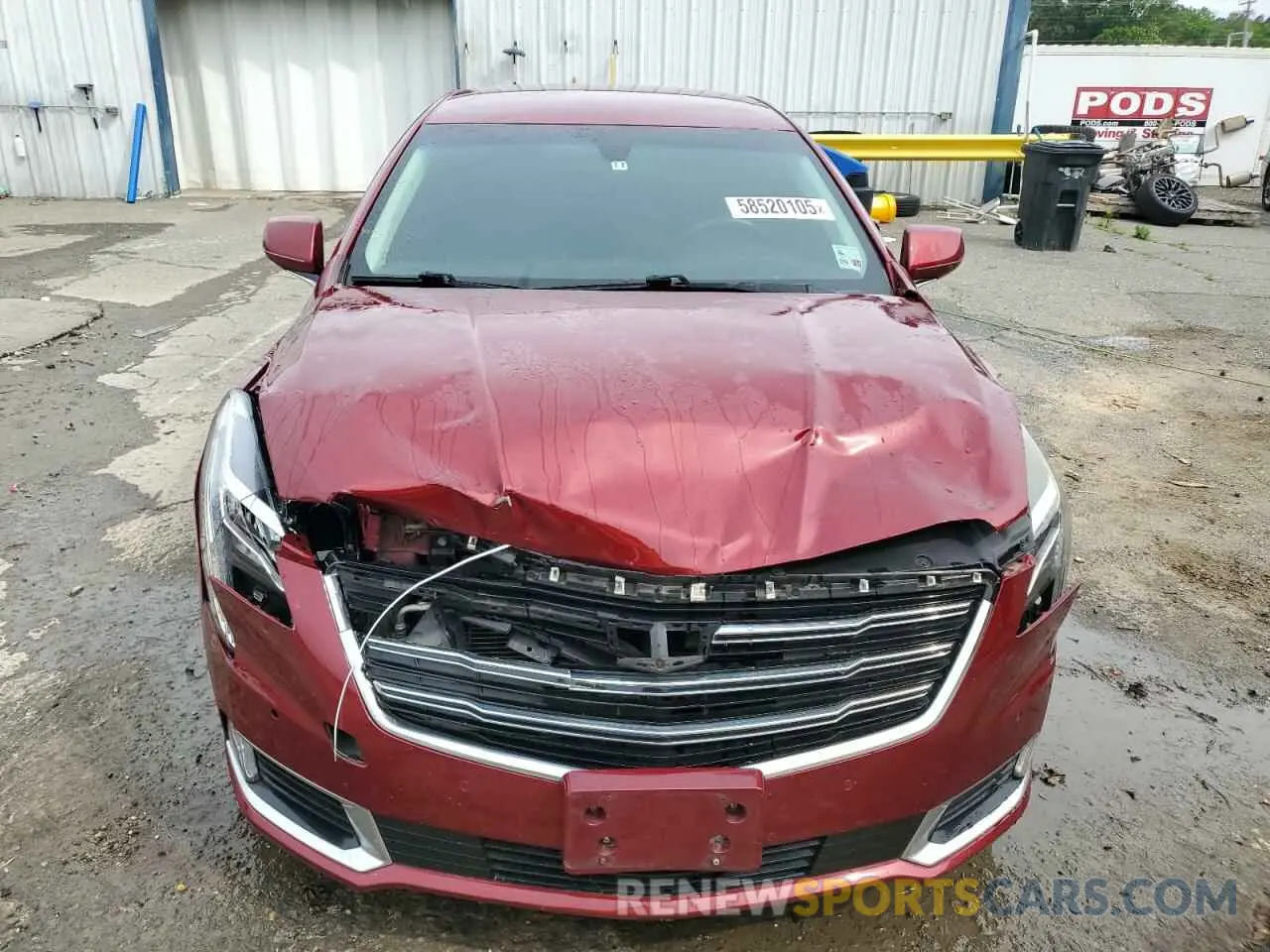 5 fotografías del automóvil dañado 2G61M5S33K9142397 CADILLAC XTS 2019