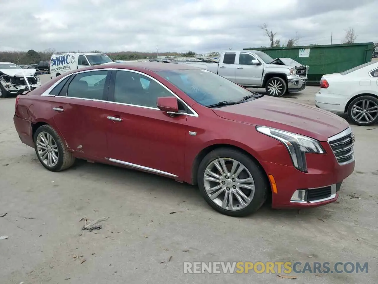 4 fotografías del automóvil dañado 2G61M5S37K9125988 CADILLAC XTS 2019
