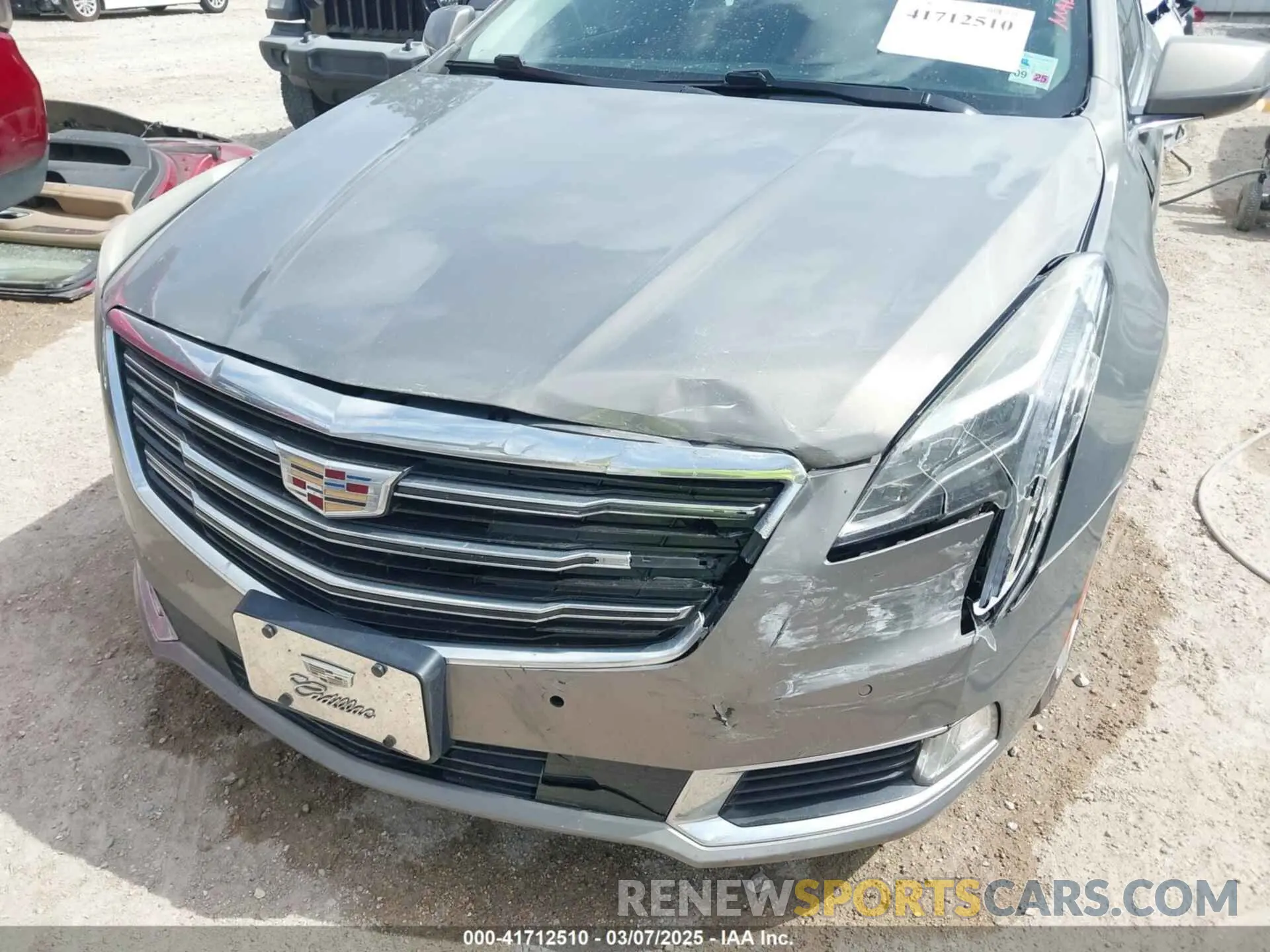 6 fotografías del automóvil dañado 2G61M5S37K9140166 CADILLAC XTS 2019
