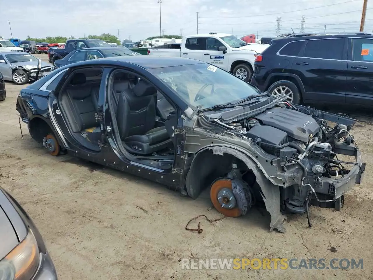 4 fotografías del automóvil dañado 2G61M5S3XK9112684 CADILLAC XTS 2019