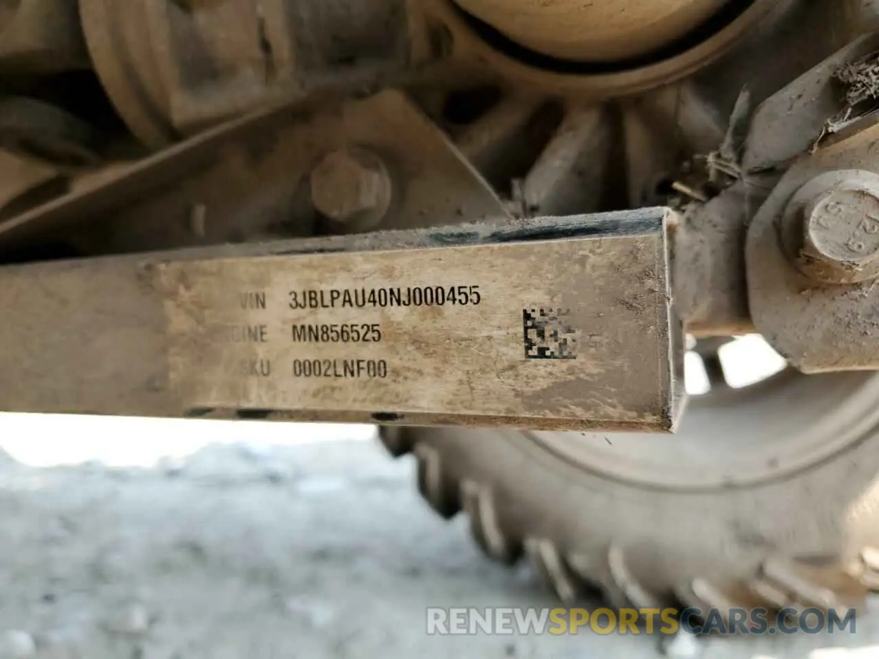 10 fotografías del automóvil dañado 3FBLPAU40NJ000455 CAN OUTLANDER 2022