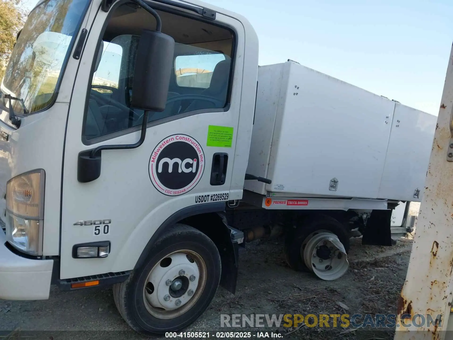 14 fotografías del automóvil dañado 54DCDW1DXMS203327 CHEVROLET 4500 LCF GAS 2021