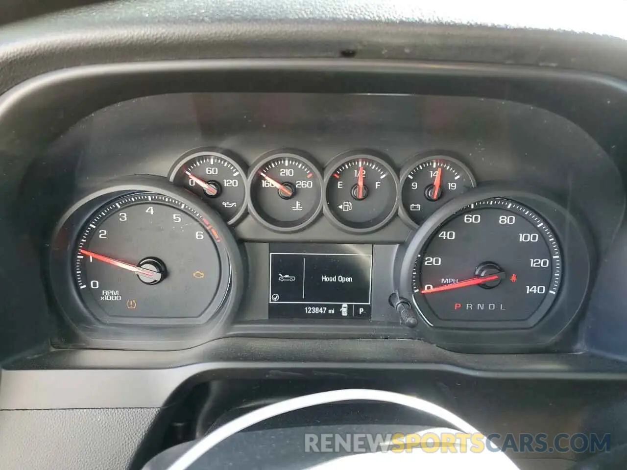 9 fotografías del automóvil dañado 3GCNWAEF0KG310588 CHEVROLET ALL Models 2019