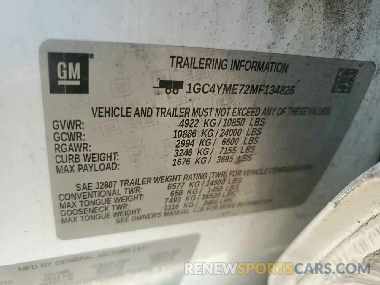 12 fotografías del automóvil dañado 1GC4YME72MF134826 CHEVROLET ALL Models 2021