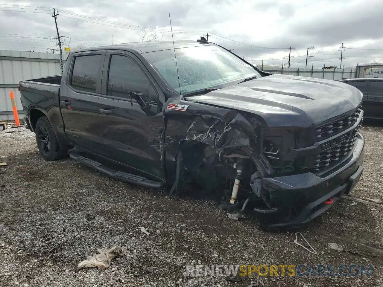 4 fotografías del automóvil dañado 1GCPYCEF5MZ374093 CHEVROLET ALL Models 2021