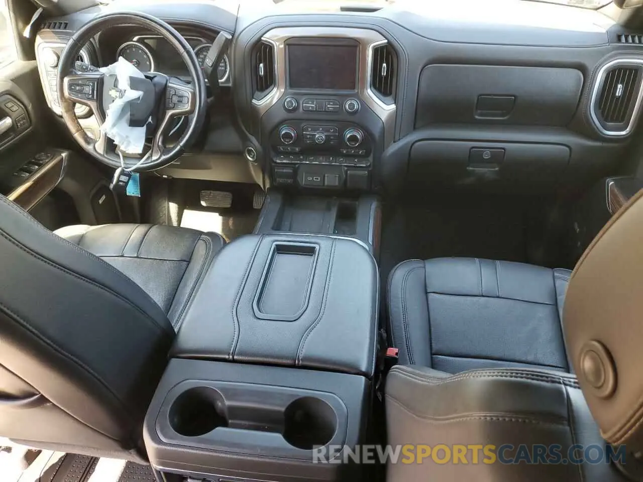 8 fotografías del automóvil dañado 1GCUYHEL0MZ100919 CHEVROLET ALL Models 2021