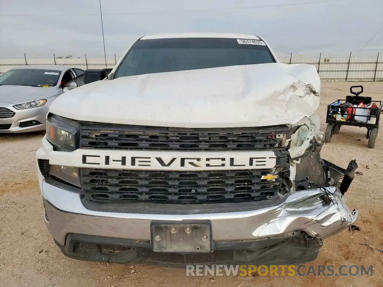 5 fotografías del automóvil dañado 3GCNWAEF5MG279809 CHEVROLET ALL Models 2021