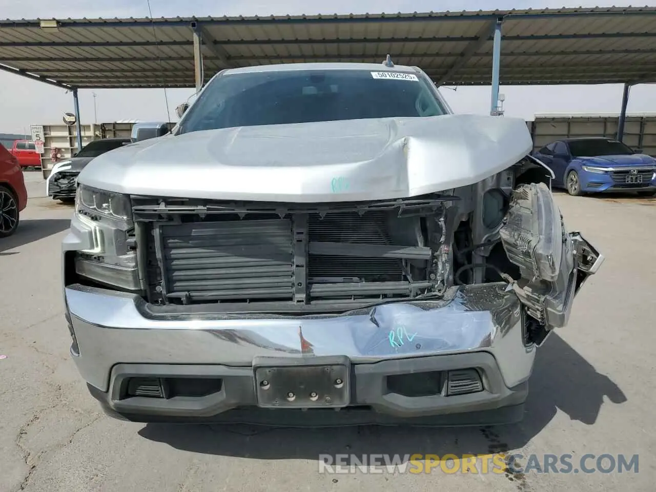 5 fotografías del automóvil dañado 3GCPWCEK1MG339179 CHEVROLET ALL Models 2021