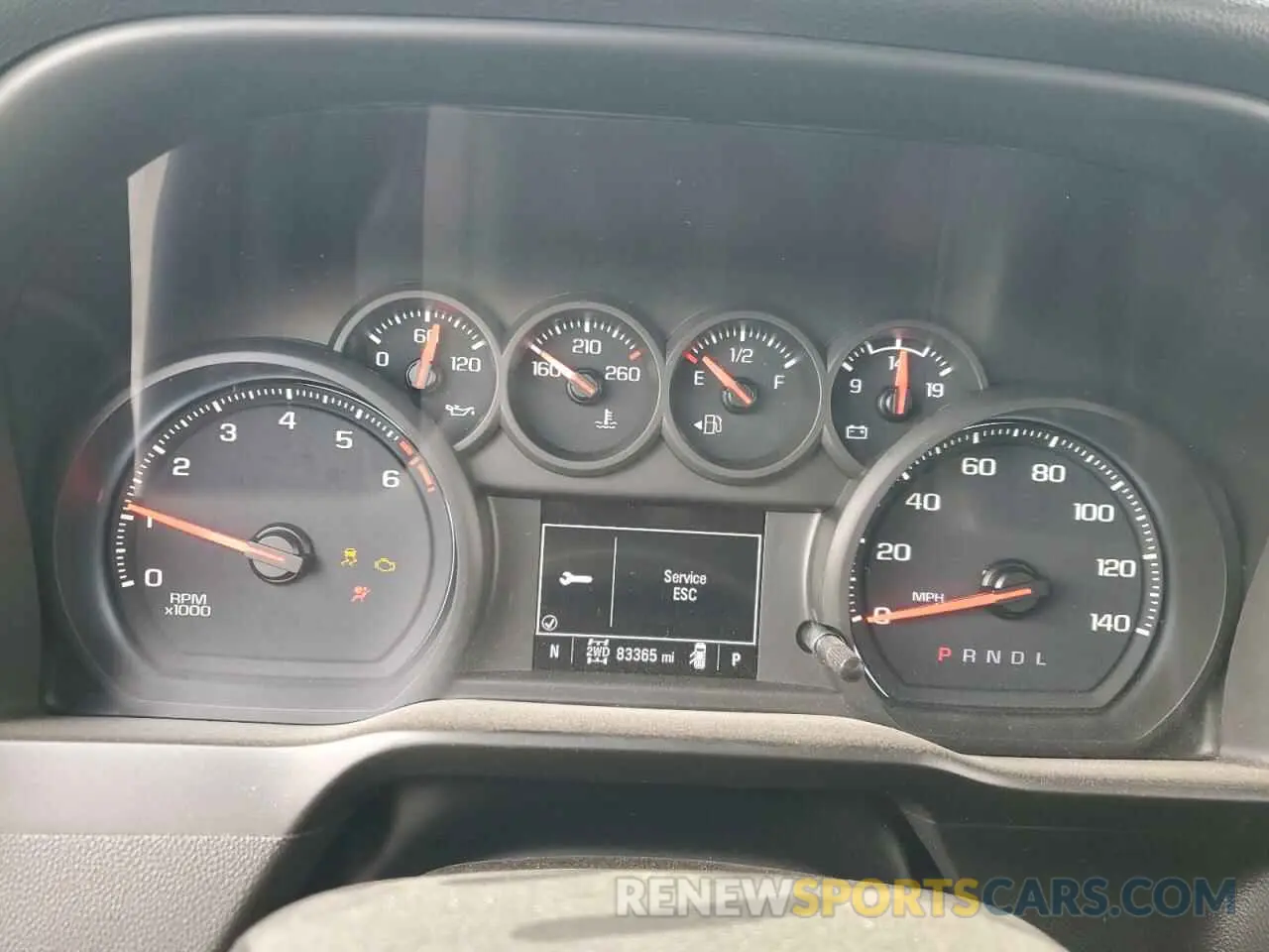 9 fotografías del automóvil dañado 3GCPYCEF1MG466883 CHEVROLET ALL Models 2021
