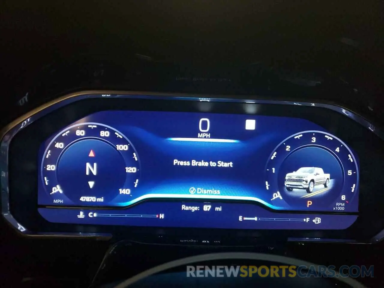 9 fotografías del automóvil dañado 1GCUDEED0NZ528834 CHEVROLET ALL Models 2022