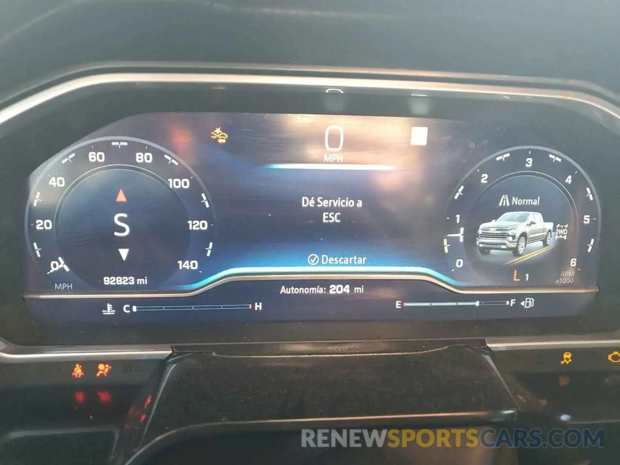 9 fotografías del automóvil dañado 1GCUDGEDXNZ625566 CHEVROLET ALL Models 2022