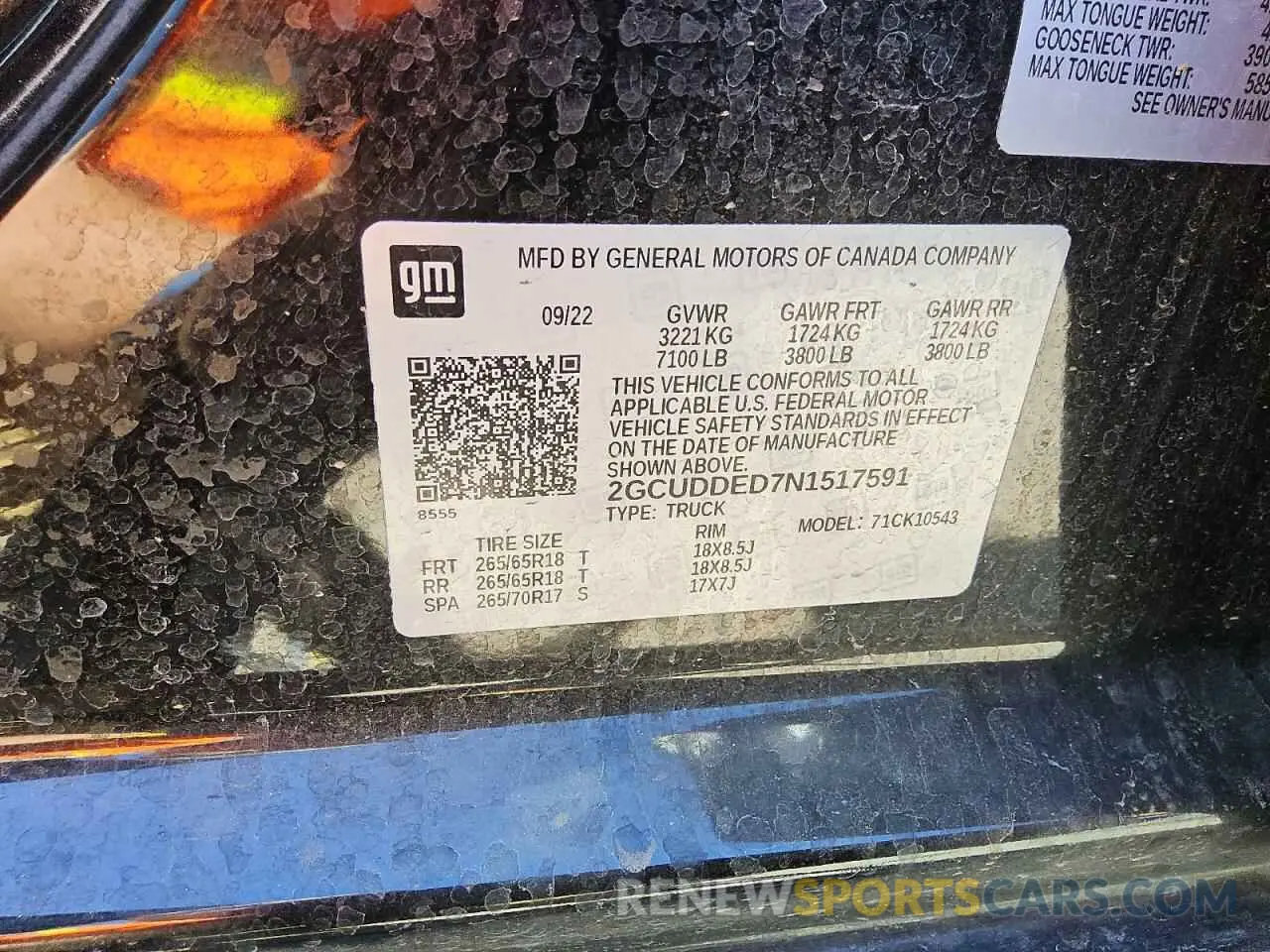 12 fotografías del automóvil dañado 2GCUDDED7N1517591 CHEVROLET ALL Models 2022