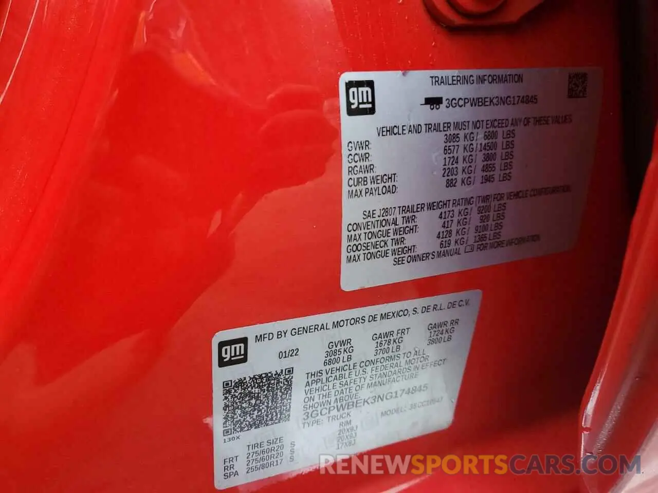 14 fotografías del automóvil dañado 3GCPWBEK3NG174845 CHEVROLET ALL Models 2022